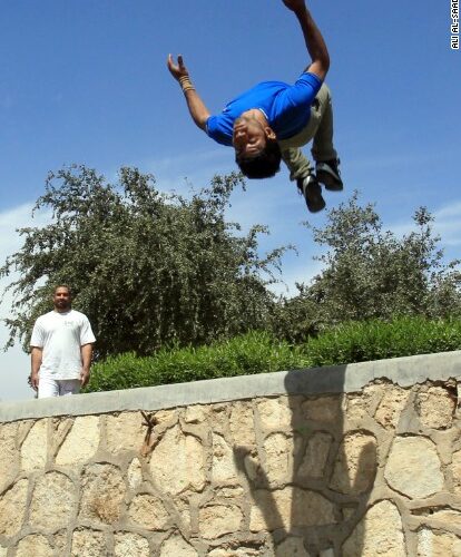 Freerunning in Baghdad