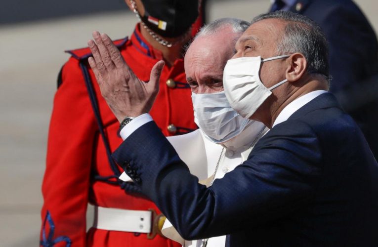 Pope Francis touches down in Baghdad, hoping to boost an ancient Christian church and a war-torn country
