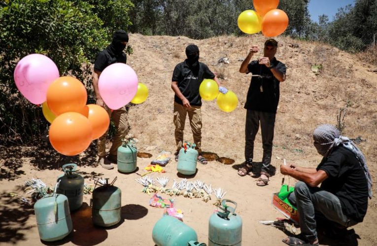 Why balloons strapped to explosives are the latest flashpoint in Israel-Hamas tensions