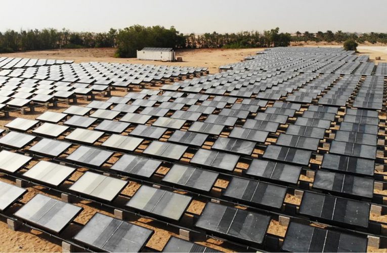 Making water in a desert, from sunlight and air