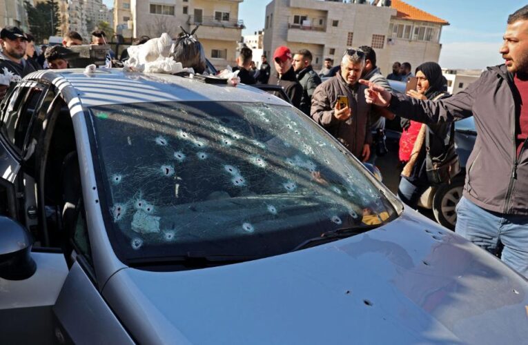 Funerals for three suspected Palestinian militants killed in West Bank by Israeli forces attract large crowds