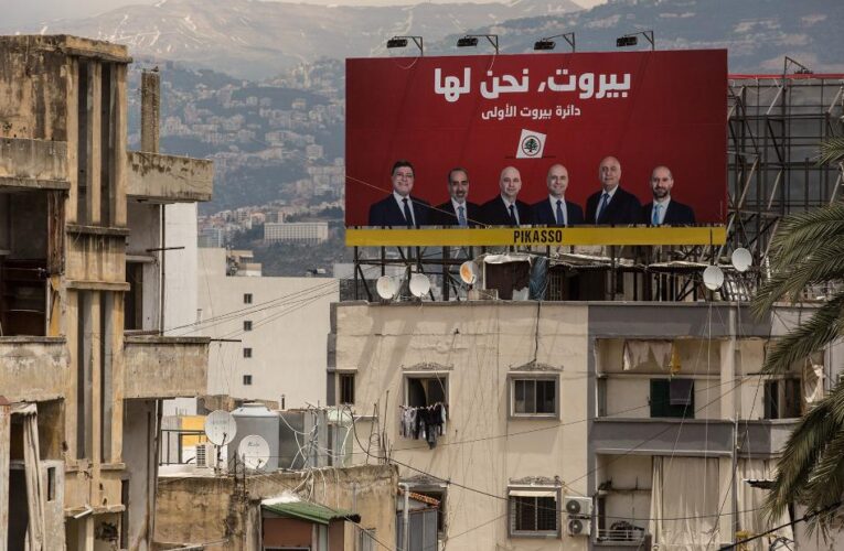 Lebanese take their fight with a century-old political order to the ballot box