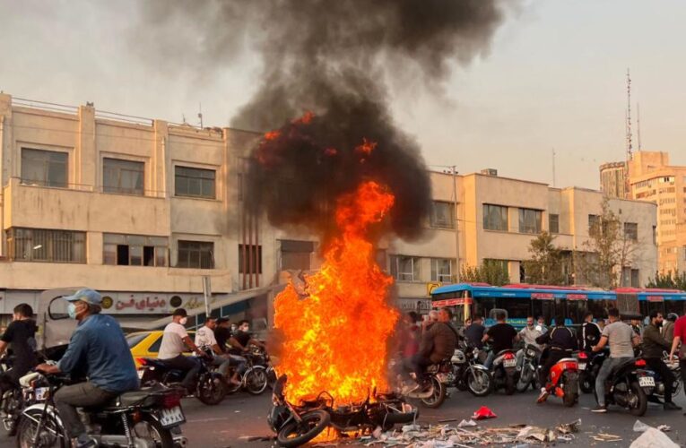 Iran executions up 75% as Tehran seeks to ‘instill fear’ in protesters, rights groups say