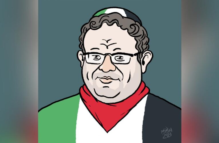 As Israel bans Palestinian flags, one artist protests with his brush