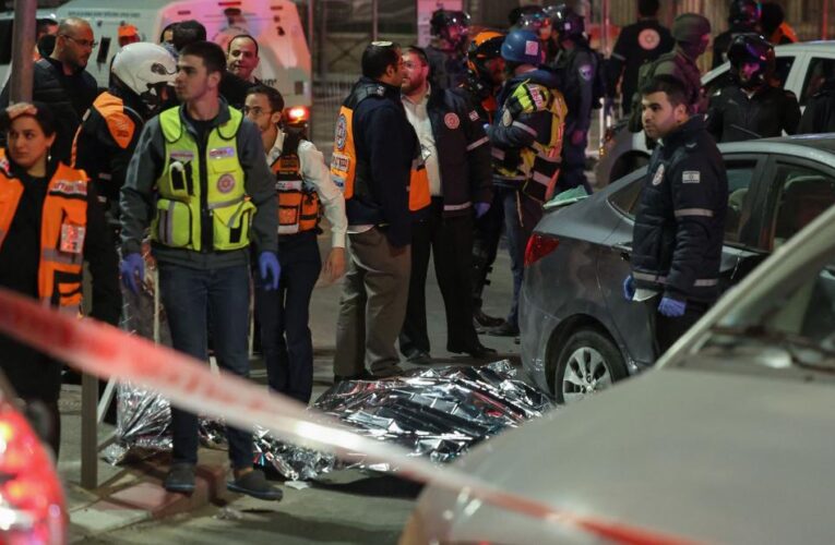 Two wounded in shooting in Jerusalem, police say, after synagogue attack leaves seven dead