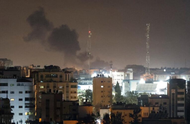 Israel targets Gaza with airstrikes after intercepting rocket attack