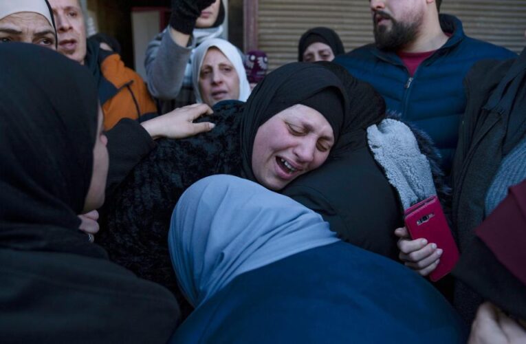 Palestinian man killed and 13 injured in Israeli raid in West Bank, say Palestinian officials