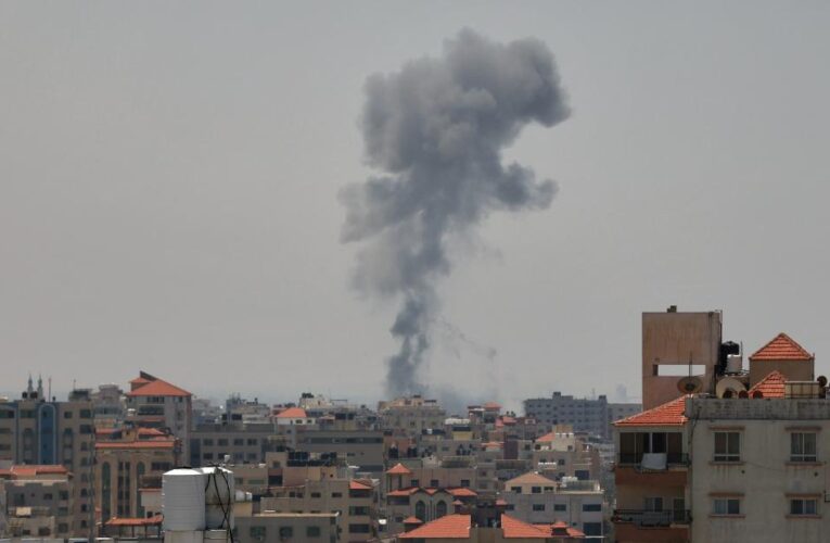 Dozens of rockets fired at Israel following deadly airstrikes in Gaza