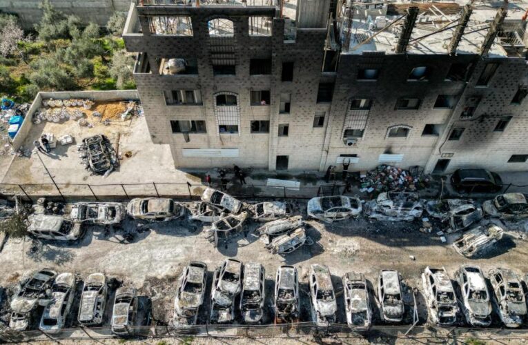 Israel’s military called the settler attack on this Palestinian town a ‘pogrom.’ Videos show soldiers did little to stop it