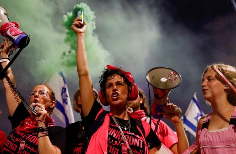 Protests across Israel ahead of vote on judicial overhaul bill vote