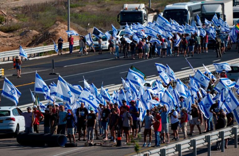 Israeli protesters begin ‘day of disruption’ against controversial judicial overhaul