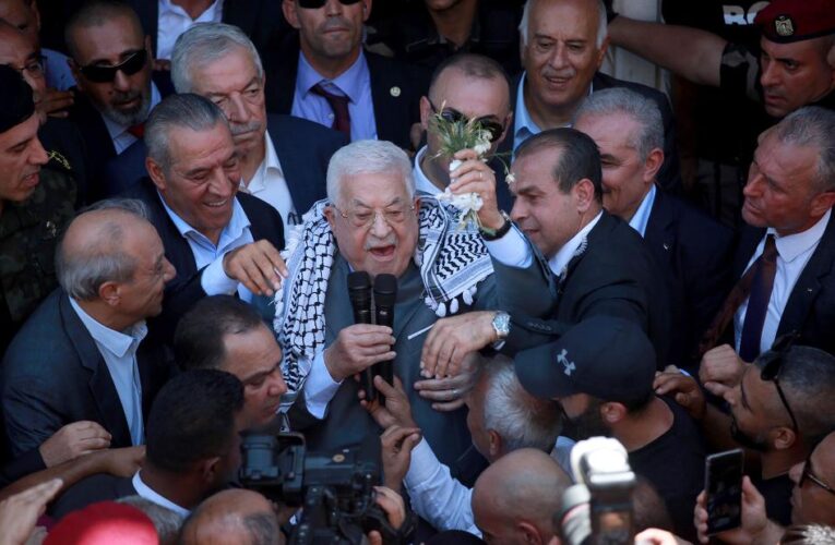 Palestinian leader calls on world to ‘protect us,’ and his people respond with bitter laughter