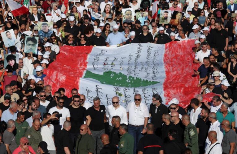 Protesters demand answers on third anniversary of Beirut port explosion