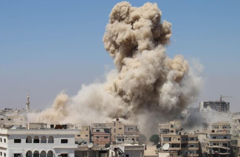 A barrel bomb killed this man’s father. Four Syrian generals now face a landmark war crimes trial