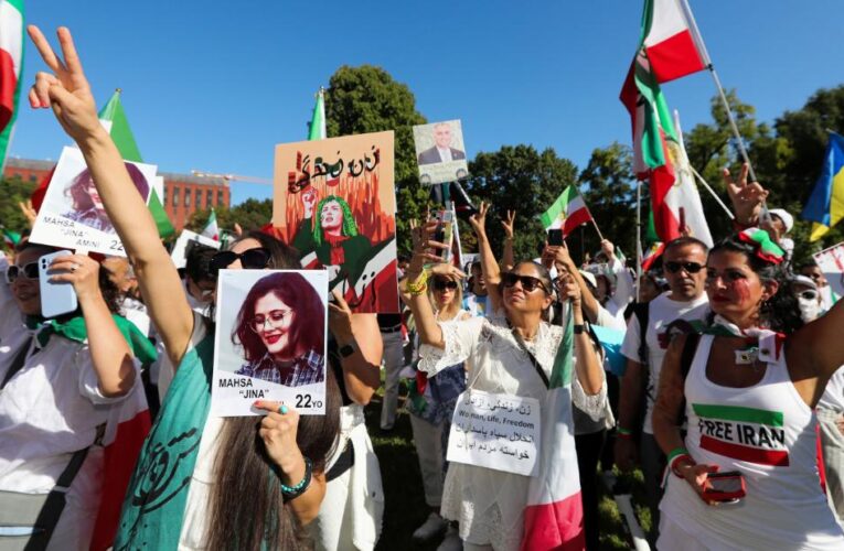 Protests erupt in Iran, one year after Mahsa Amini’s death