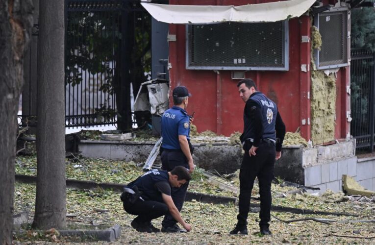 Terrorists carry out bomb attack near government building in Ankara, Turkey says