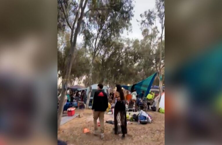 Music festival goers first took cover from rockets, then Gaza militants began firing on them