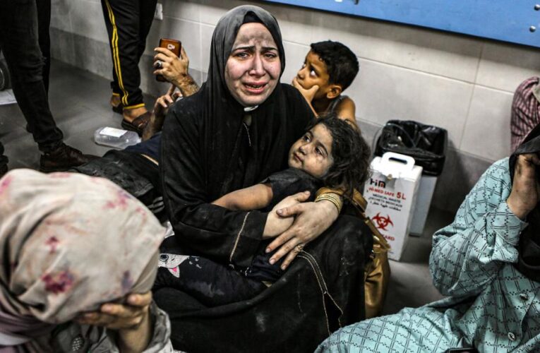 Anger erupts across Middle East over Gaza hospital blast as Biden travels to Israel