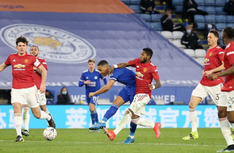 ليستر سيتي يطيح بمانشستر يونايتد.. ويتأهل لنصف نهائي كأس الاتحاد الإنجليزي