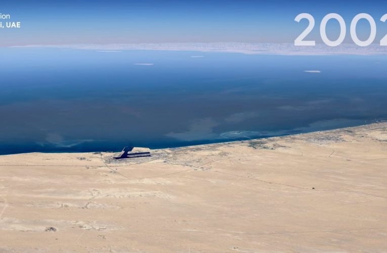 خاصية جديدة من “غوغل إيرث” تُظهر 40 عاماً من التغيّر المناخي خلال ثوان