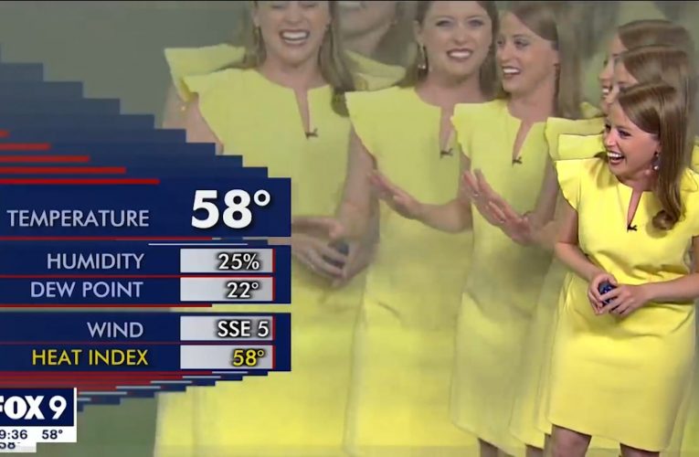 مذيعة “تتضاعف” عدة مرات في بث مباشر بسبب خلل فني.. شاهد اللحظة الطريفة