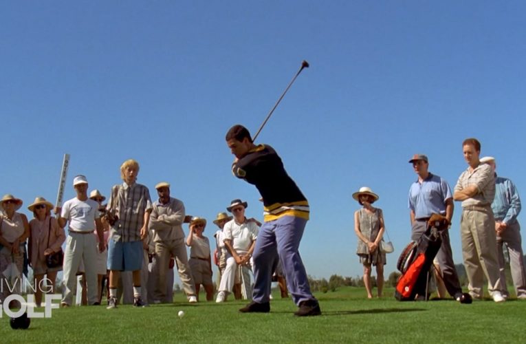 ضربة الكرة بفيلم “Happy Gilmore”.. قد تكون الأكثر شهرة في لعبة الغولف بأكملها