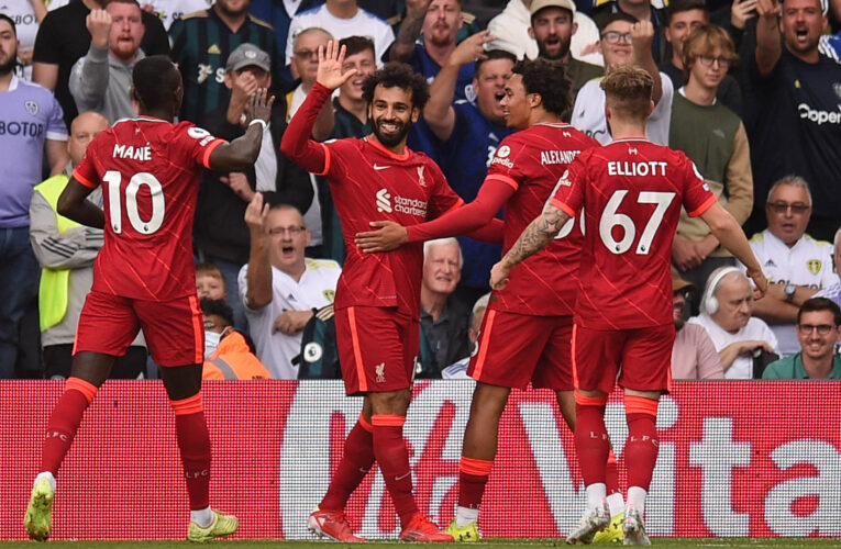 محمد صلاح يسجل هدفه الـ100 في الدوري الإنجليزي