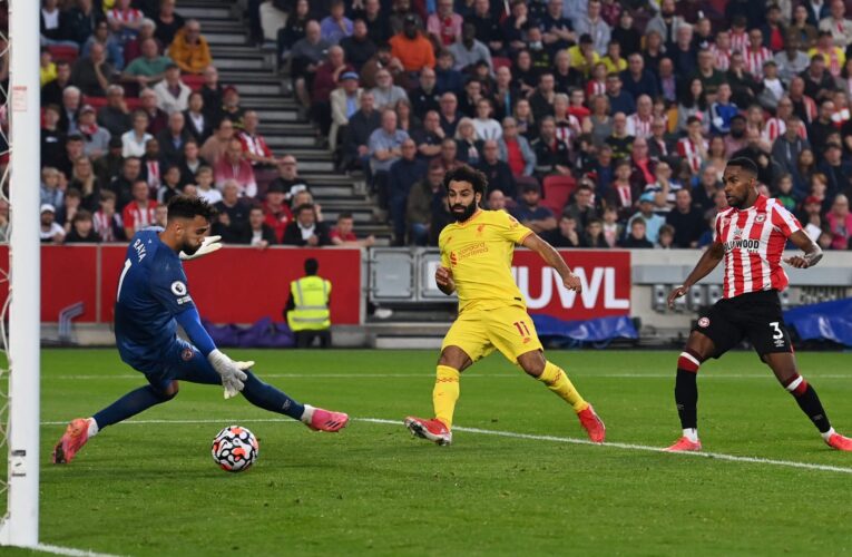 محمد صلاح أسرع لاعب يسجل الهدف رقم 100 في تاريخ ليفربول الإنجليزي