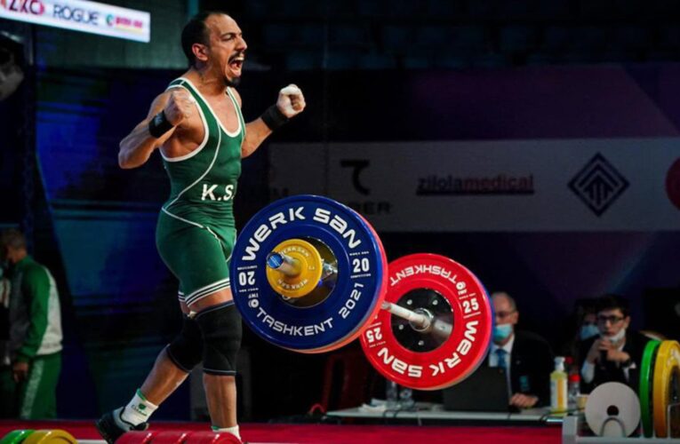 الرباع منصور آل سليم يحقق أول ذهبية بتاريخ رفع الأثقال السعودية بفئة الكبار