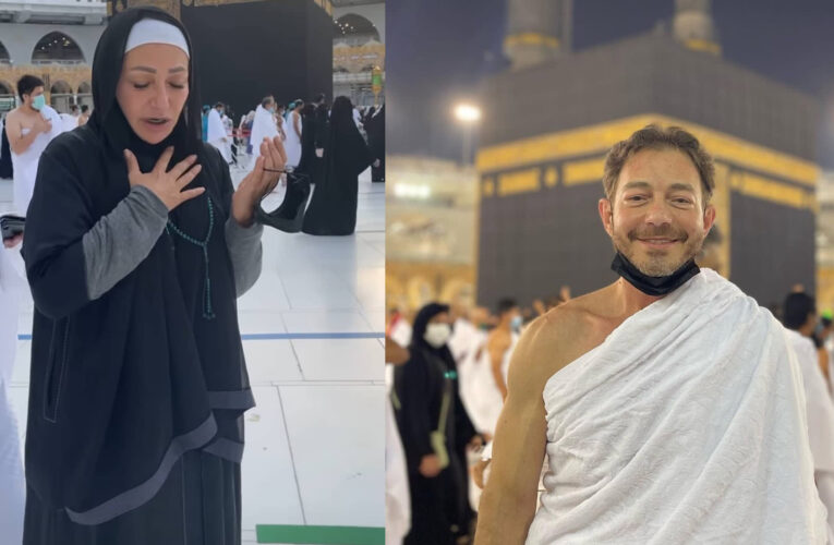 فنانون يؤدون العمرة بعد مشاركتهم في موسم الرياض ومهرجان البحر الأحمر