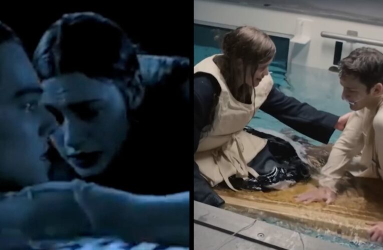 أثار جدلًا مستمرًا منذ 25 عامًا.. إعادة تمثيل مشهد شهير من “تايتنك” لدحض نظرية حول الفيلم