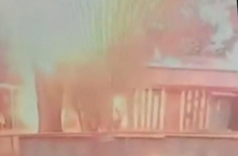 قذفت أجزاء من الجذع فوق منزل.. كاميرا توثّق ضرب صاعقة لنفس الشجرة مرتين خلال 14 ثانية