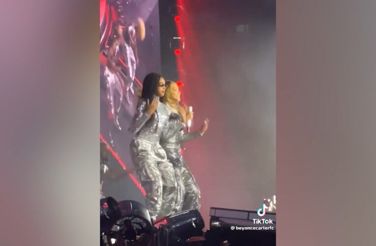 شاهد كيف فاجأت المغنية بيونسيه الجمهور خلال إحدى حفلاتها