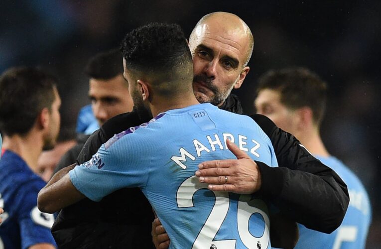 عناق حار بين غوارديولا ورياض محرز بعد فوز مانشستر سيتي بلقب دوري أبطال أوروبا يُثير تفاعلاً