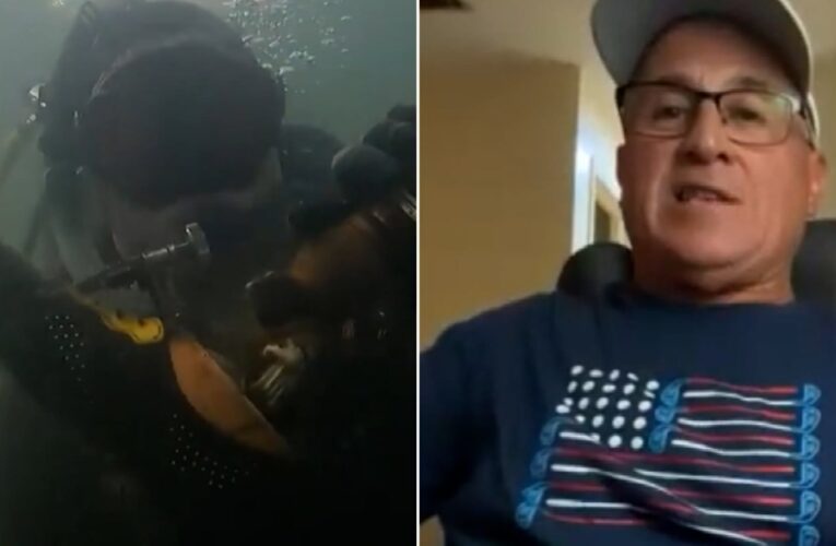 عُثر عليها بعد عام.. مفاجأة مدهشة كانت تنتظر رجلًا انزلقت ساقه الصناعية في بحيرة