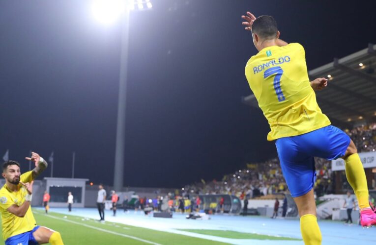 تفاعل مع رد فعل أليكس تيليس على احتفال رونالدو بهدفه في شباك نادي الشرطة العراقي