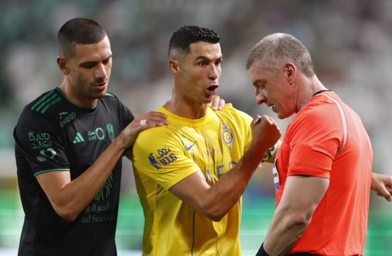 السعودية.. جدل حول هدف كريستيانو رونالدو بمرمى نادي أهلي جدة لهذا السبب