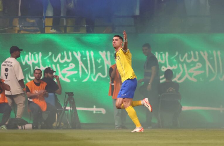 كلمة رونالدو باللغة العربية تثير تفاعلا في كواليس احتفال النصر باليوم الوطني السعودي