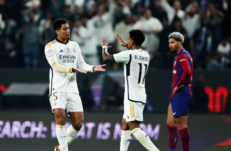 في السعودية.. ريال مدريد يقسو على برشلونة في نهائي كأس السوبر الإسباني