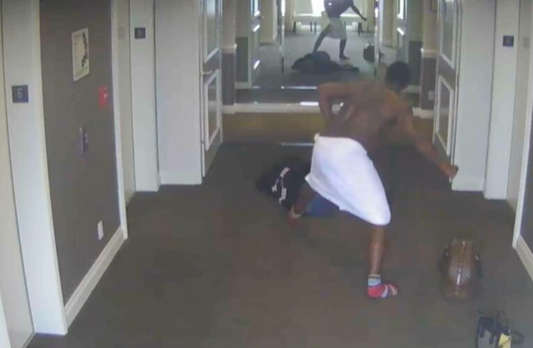 فيديو يُظهر اعتداء مغني الراب شون كومز جسديًا على صديقته في ردهة فندق