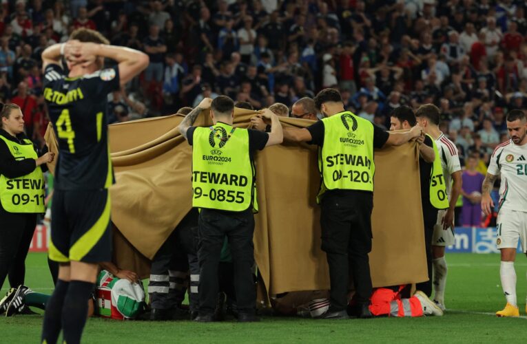 بعد إصابة خطرة للاعب مجري.. دعوة لتغيير البروتوكول الطبي في يورو 2024