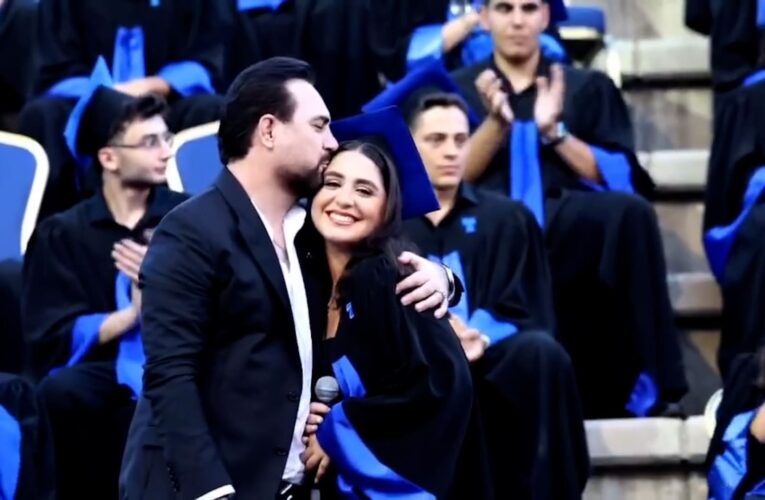 وائل جسار يحقق تفاعلاً في فيديو مؤثر مع ابنته من حفل تخرجها