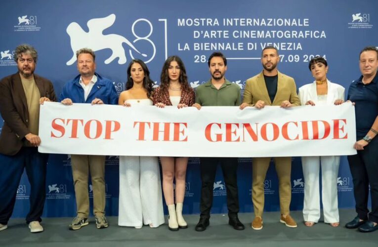 رسالة تضامنية مع غزة من صناع الفيلم التونسي “عائشة” في مهرجان فينيسيا السينمائي