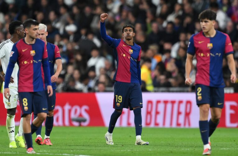 رقصة يامال وبالدي وحسرة مبابي.. أبرز اللقطات من الكلاسيكو بين برشلونة وريال مدريد