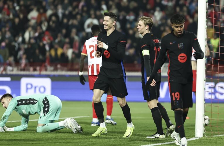 دوري أبطال أوروبا: برشلونة يفوز خارج الديار.. وإنتر يهزم أرسنال