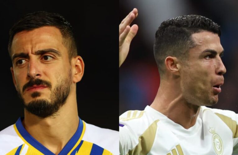 ماذا فعل رونالدو عند رؤيته لخوسيلو على هامش مباراة النصر والغرافة؟