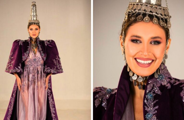 Miss Lebanon Nada Koussa Wows Miss Universe With A Traditional Lebanese Dress Celebrating Phoenician Heritage