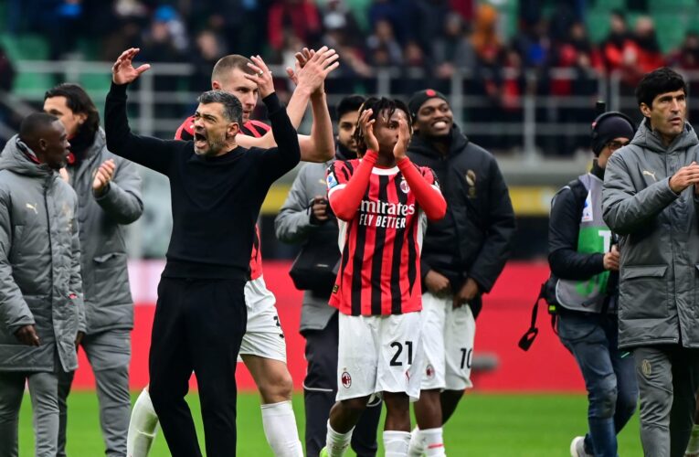 مشادة بين مدرب ميلان ولاعبه بعد مباراة في الدوري الإيطالي.. ماذا حدث؟