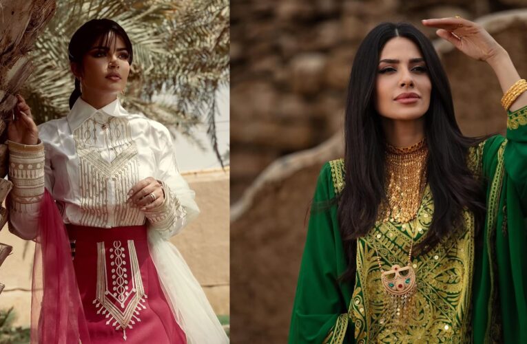 إلهام علي وميلا الزهراني بأزياء تراثية.. الاحتفالات تعم السعودية بيوم التأسيس