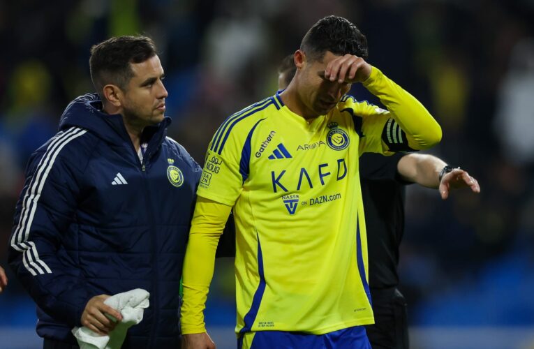 تداول فيديو لما فعله رونالدو بعد استبداله في مباراة النصر والخلود